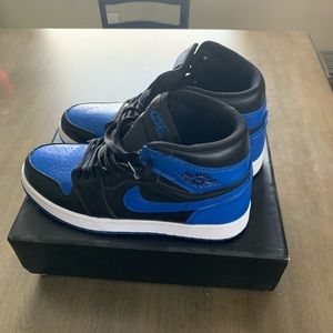 Air Jordan Retro 1 Royal Blue Black Size 13